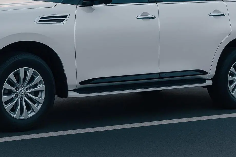 Nissan Armada 2016-2024 Modanature porte (4 pz, nere) Image