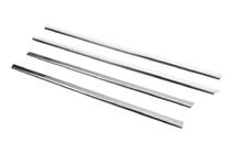 Ford Fusion 2002-2012 Cornici Esterne Finestrini Acciaio Inox (4 pz) OmsaLine - Acciaio Inox Italiano foto 3