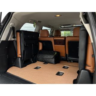 Tappetino bagagliaio 2 pz (EVA, 7 posti, mattone) Toyota Land Cruiser 200 2007-2021 foto 1