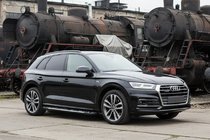 Audi Q5 2017-2025 Pedane Laterali Sunrise (2 pz, Alluminio) foto 1