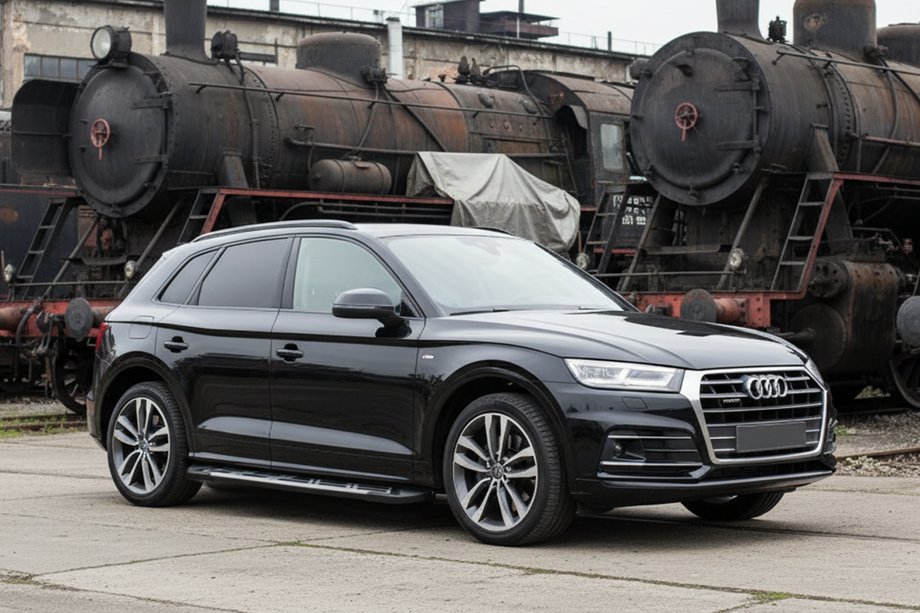 Audi Q5 2017-2025 Pedane Laterali Sunrise (2 pz, Alluminio) Image
