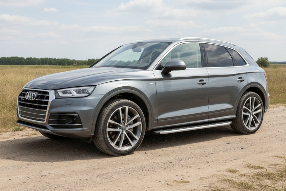 Audi Q5 2017-2025 Pedane Laterali Fullmond (2 pz, Alluminio) Image