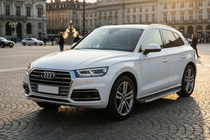 Audi Q5 2017-2025 Pedane Laterali BlackLine (2 pz, Alluminio) foto 1