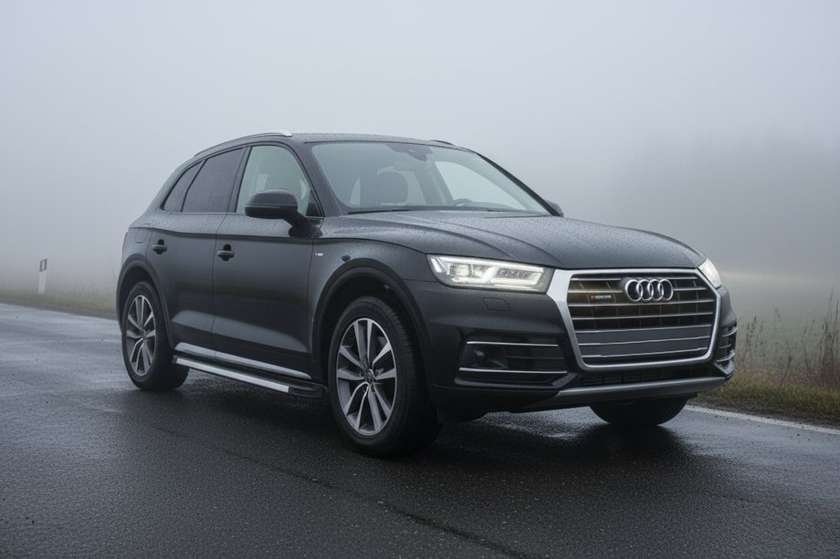Audi Q5 2017-2025 Pedane Laterali Maya V1 (2 pz, Alluminio) Foto 1
