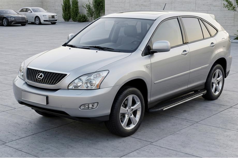 Lexus RX 2003-2009 Pedane laterali Bosphorus Grey (2 pz, alluminio) Image