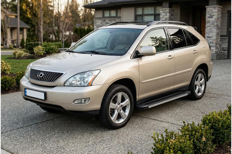 Lexus RX 2003-2009 Pedane Laterali Maya V1 (2 pz, Alluminio) Image