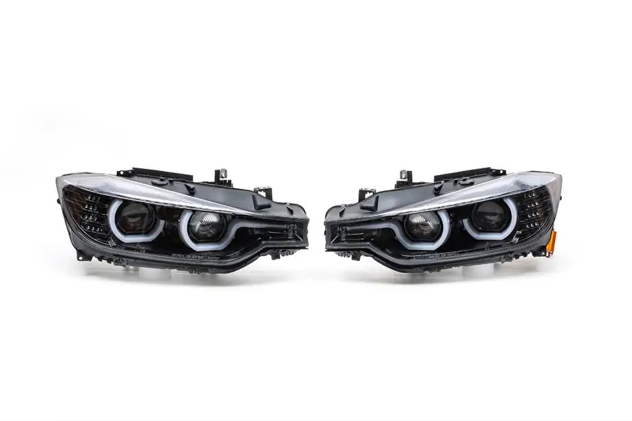 BMW 3 Series F30/F31 2012-2019 Fari anteriori Xenon con luci di posizione LED 2012-2015 (2 pz) Foto 1