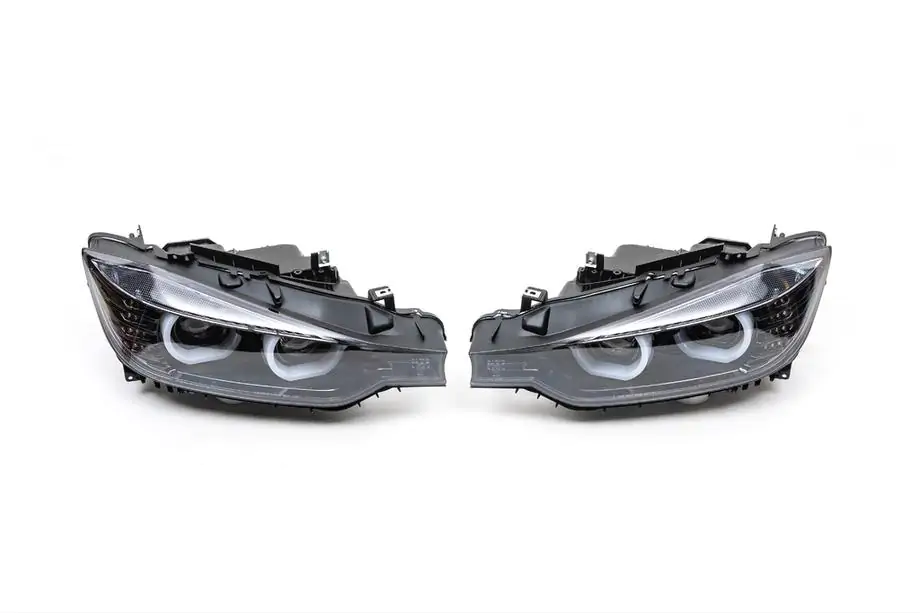 BMW 3 Series F30/F31 2012-2019 Fari anteriori Xenon con luci di posizione LED 2012-2015 (2 pz) Foto 3