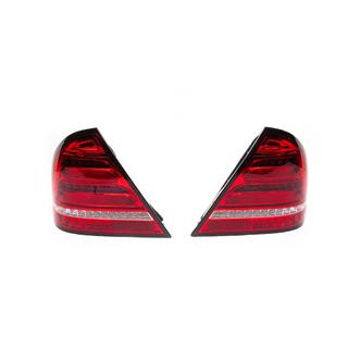 Fanali posteriori LED (2 pz) Mercedes C-class W203 2000-2007 foto 3