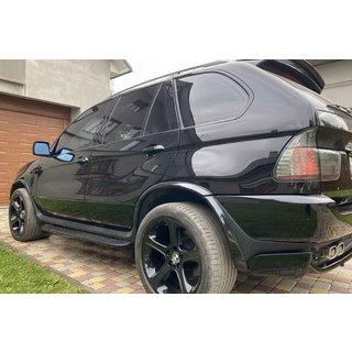 Pedane Laterali Bosphorus Black (2 pz, Alluminio) BMW X5 E53 1999–2006 foto 1
