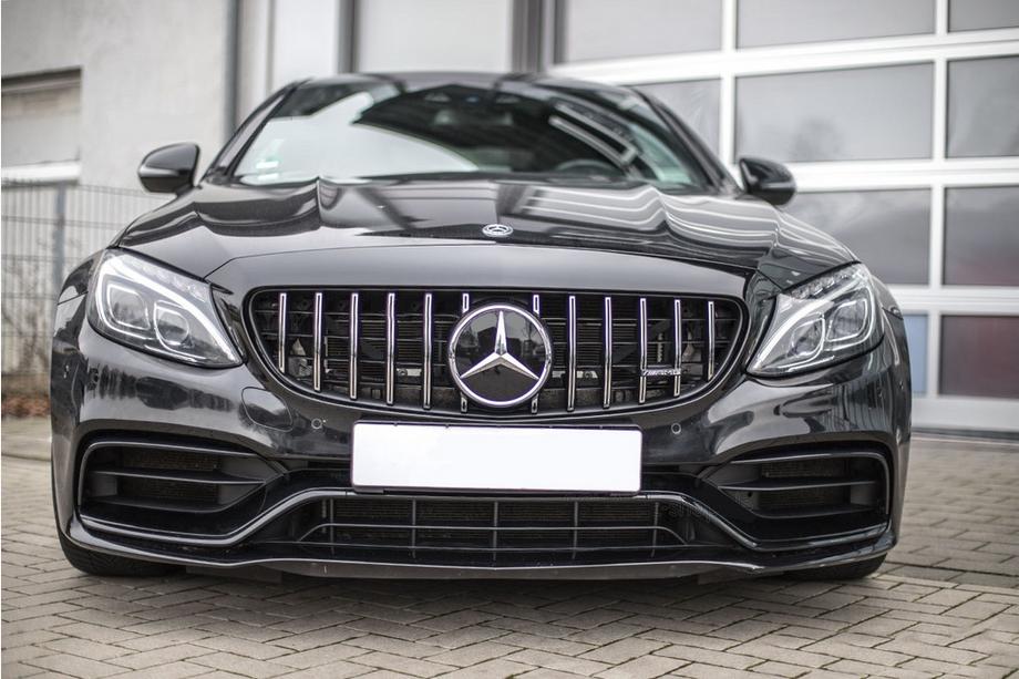 Mercedes C-сlass W205 2014-2021 Griglia Anteriore Panamericana GT (per C63 AMG originale) 2014-2018, senza telecamera Image