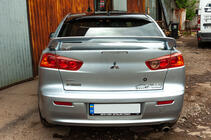 Mitsubishi Lancer X 2008- Visiera lunotto Sedan (ABS) foto 5
