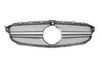 Mercedes C-class W205 2014-2021 Griglia Anteriore AMG Silver (per Avantgarde/AMG-Line/C43 AMG) foto 2