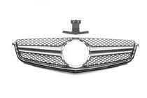 Mercedes C-class W204 2007-2015 Griglia Anteriore AMG Silver (per C63) foto 3