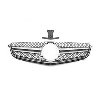 Griglia Anteriore AMG Silver (per C63) Mercedes C-class W204 2007-2015 foto 3