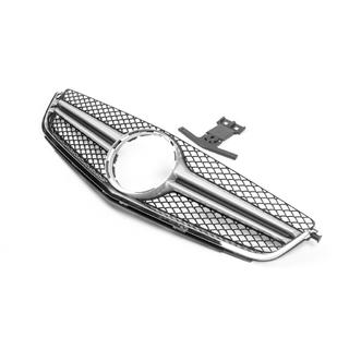 Griglia Anteriore AMG Silver (per C63) Mercedes C-class W204 2007-2015 foto 2