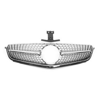 Griglia Anteriore Diamond Silver (per C63) Mercedes C-class W204 2007-2015 foto 1