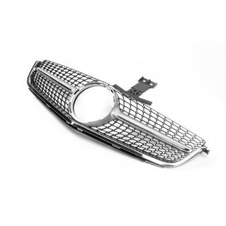 Griglia Anteriore Diamond Silver (per C63) Mercedes C-class W204 2007-2015 foto 3