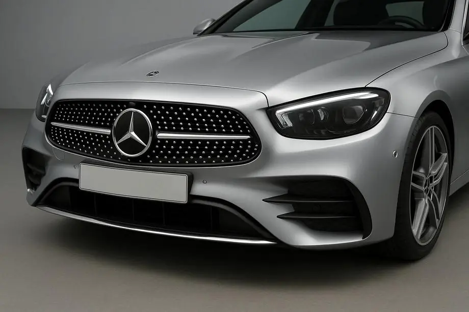 Mercedes E-class W213 2016-2023 Griglia Anteriore Diamond Silver (AMG Line, 2020+) Image