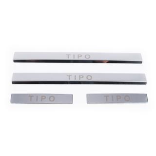 Battitacco Carmos V1 Tipo (4 pz, acciaio inox) foto 2