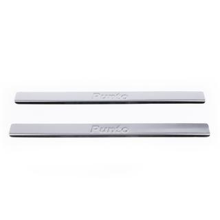 Battitacco Carmos V2 (2 pz, Acciaio Inox) Fiat Punto Grande/EVO 2006-2018 foto 2