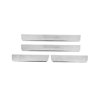 Coprisoglia Carmos V2 (4 pz, Acciaio Inox) Hyundai Santa Fe 2 2006-2012 foto 1
