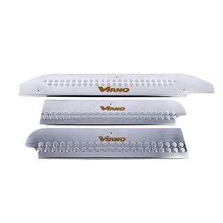 Battitacco interni Carmos V1 acciaio inox Mercedes Viano 2004-2014 foto 2
