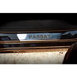 Battitacco Carmos V1 (4 pz, acciaio inox) Volkswagen Passat B7 2012-2015 foto 4