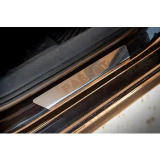 Battitacco Carmos V1 (4 pz, acciaio inox) Volkswagen Passat B7 2012-2015 foto 3