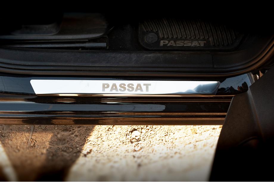 Volkswagen Passat B7 2012-2015 Battitacco Carmos V1 (4 pz, acciaio inox) Foto 2