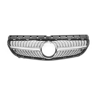 Griglia Anteriore Diamond Silver (2015-2018) Mercedes B-class W246 2011-2018 foto 2