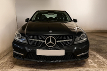 Mercedes C-class W204 2007-2015 Griglia Anteriore Diamond Silver foto 3
