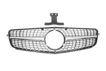 Mercedes C-class W204 2007-2015 Griglia Anteriore Diamond Silver foto 2