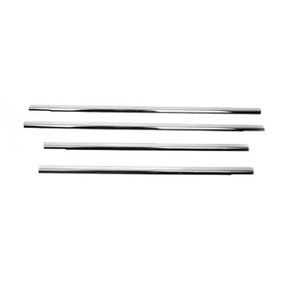 Cornici esterne finestrini acciaio inox (4 pz) foto 2