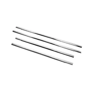 Cornici esterne finestrini acciaio inox (4 pz) foto 3