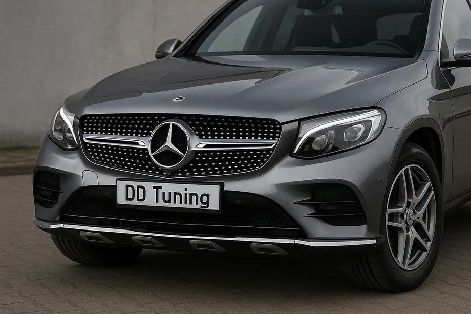 Mercedes GLC coupe C253 2016-2023 Griglia Anteriore Diamond Silver (2015-2019) Image