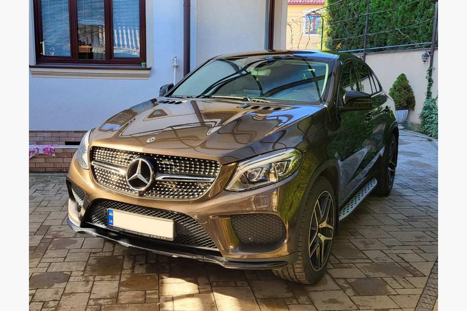 Mercedes GLE coupe C292 2015-2019 Griglia anteriore tuning (Diamond Black) Con predisposizione per telecamera Foto 2