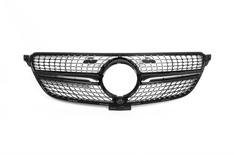 Mercedes GLE coupe C292 2015-2019 Griglia anteriore tuning (Diamond Black) Con predisposizione per telecamera Foto 4