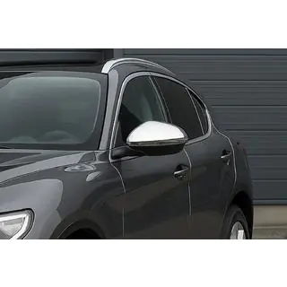 Coprispecchietti Carmos (2 pz, Acciaio Inox) Alfa Romeo Stelvio 2016- foto 1