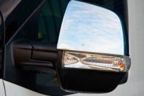 Fiat Doblo II 2010-2022 Coperture Specchietti (2 pz, Acciaio Inox) foto 11