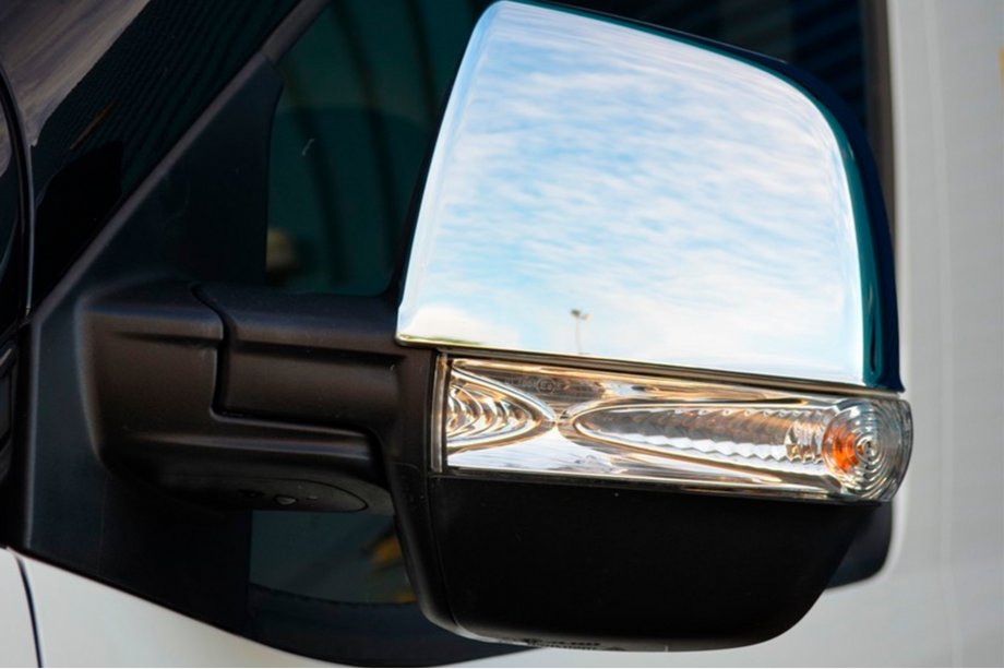 Fiat Doblo II 2010-2022 Coperture Specchietti (2 pz, Acciaio Inox) OmsaLine - Acciaio Inox Italiano Foto 11
