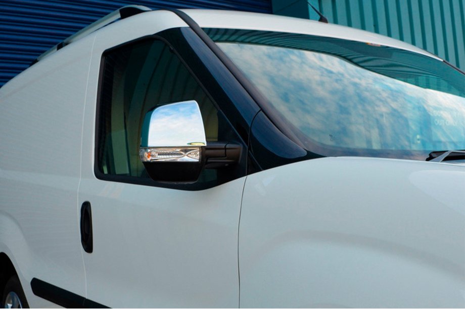 Opel Combo 2012-2018 Coperture Specchietti (2 pz, Acciaio Inox) Carmos - Acciaio Inox Turco Foto 6