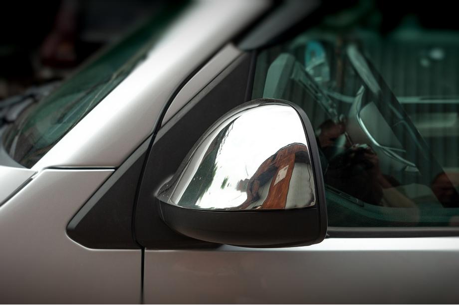 Volkswagen T6 2015-2024 Coperture Specchietti (2 pz, Acciaio Inox) Carmos - Acciaio Inox Turco Foto 6