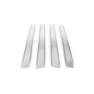Coperture montanti in acciaio inox (4 pz) foto 2