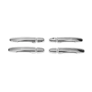 Coperture Maniglie Porta Cromate (4 pz, Acciaio Inox) foto 4