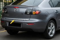 Mazda 3 2003-2009 Modanatura bagagliaio SD acciaio inox foto 1