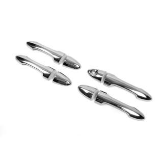 Coperture Maniglie Cromate (4 pz, Acciaio Inox) Ford Focus I 1998-2005 foto 4