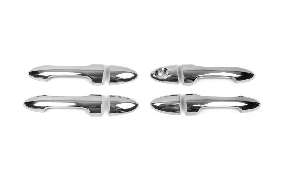 Ford Focus I 1998-2005 Coperture Maniglie Cromate (4 pz, Acciaio Inox) Foto 3