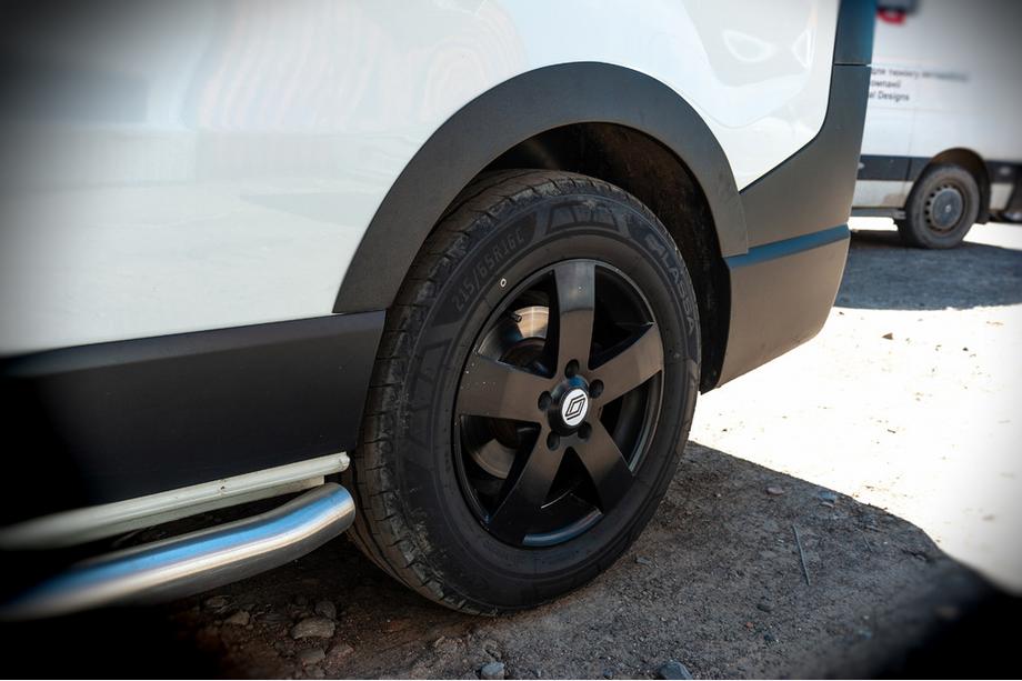 Fiat Talento 2016- Allargatori passaruota (6 pz, neri, ABS) Foto 6