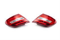 Mercedes C-class W204 2007-2015 Fanali posteriori LED (2011-2015, set 2 pezzi) foto 2